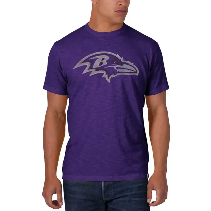 T-shirt « Scrum » à logo « Grit » Ravens NFL violet