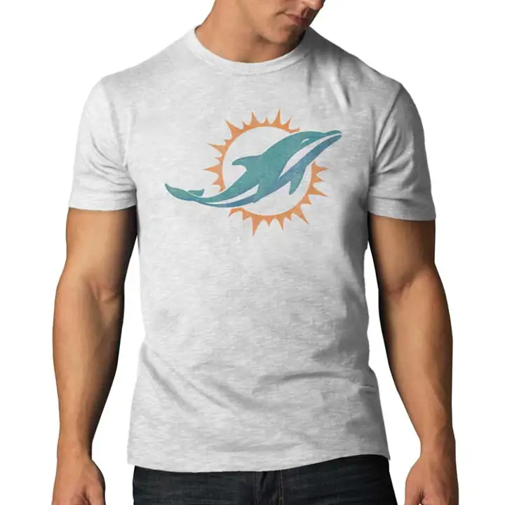 T-shirt Scrum NFL Dolphins Grit Logo DOLPHIN blc