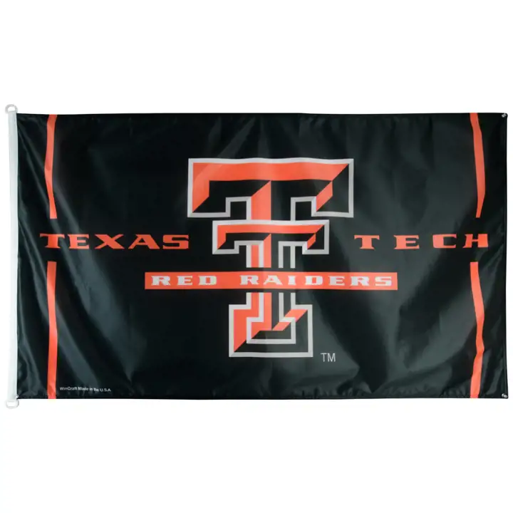 Drapeau Wincraft Texas Tech 3x5 noir