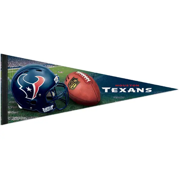 Fanion de qualité supérieure Texans 12x30