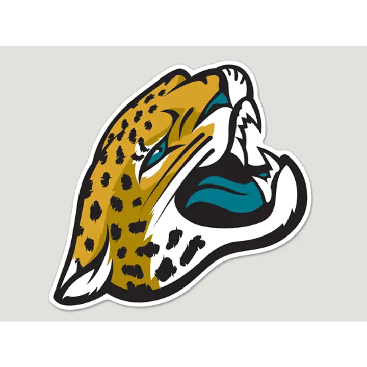 JAGUARS Autocollant découpé 8x8 - Logo couleur 2013