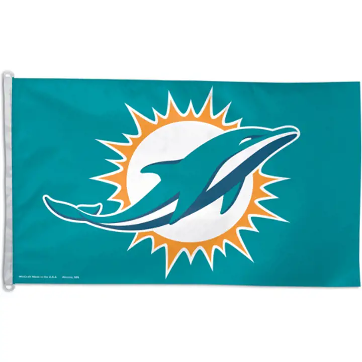 DRAPEAU DES DAUPHINS 3X5 Logo Wincraft 2013 aq/org