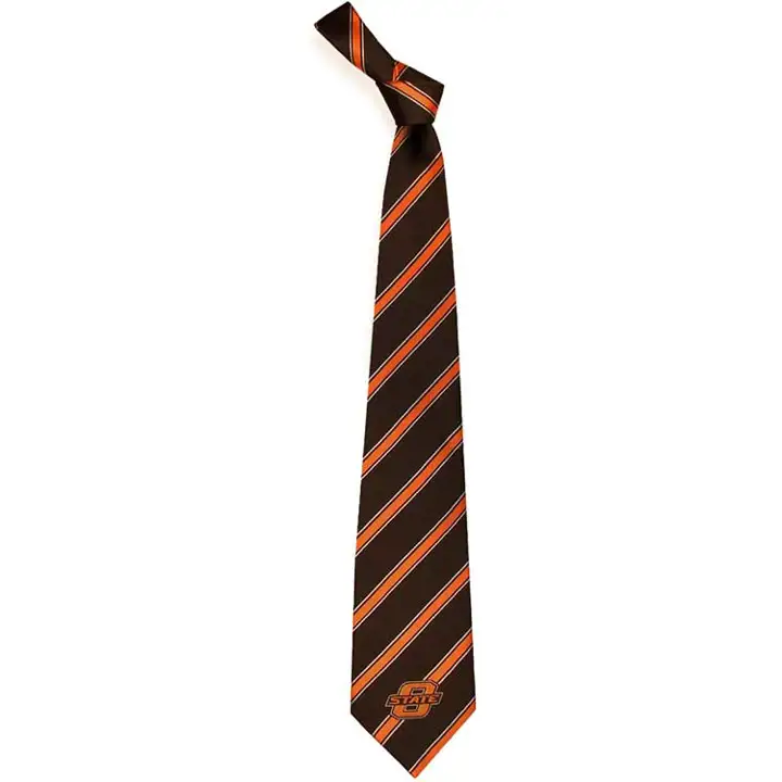 Cravate tissée en polyester Ok State 1