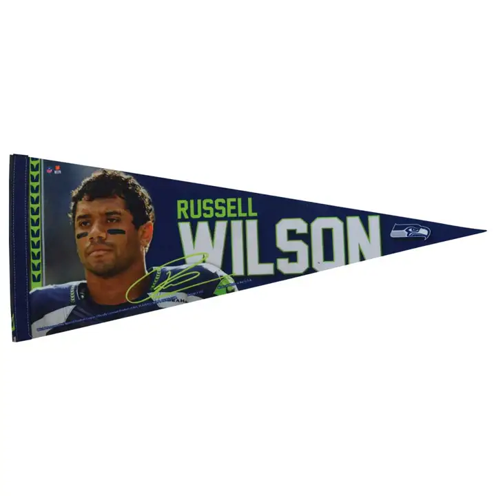 SEAHAWKS 12x30 Fanion Joueur de Qualité Supérieure Russell Wilson #3