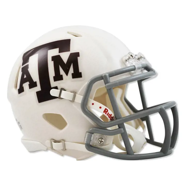 Mini-casque de vitesse Texas A&M wht