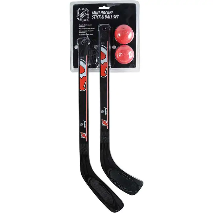 Ensemble de bâtons de hockey des Devils - 2 unités - Mini