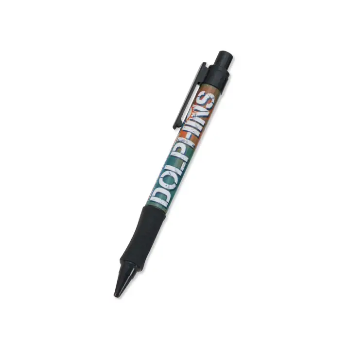 DOLPHINS ND Stylo Bille 2013 logo noir/sarcelle/orange