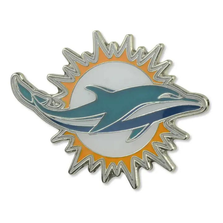 Logo d'épinglette dauphins Aminco logo 2013