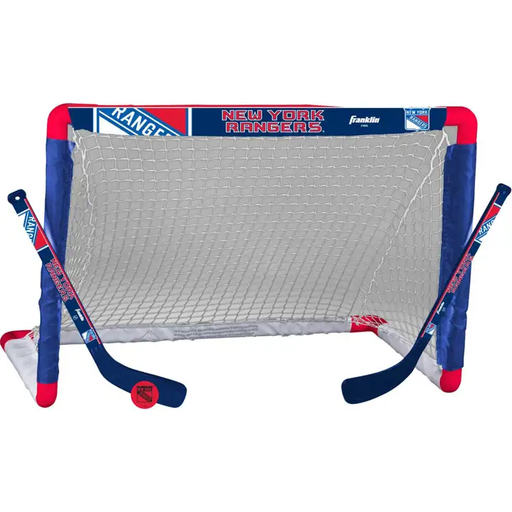 Ensemble Mini Canne de Hockey et Balle NY Rangers bleu/rouge/blanc