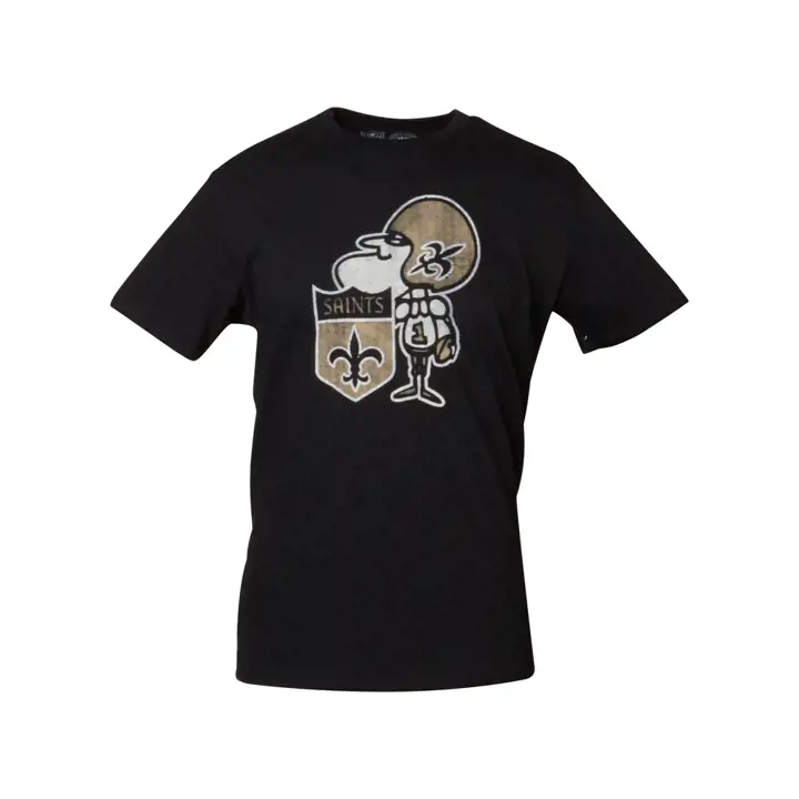 T-shirt SAINTS NFL Retro Logo Legacy Scrum noir