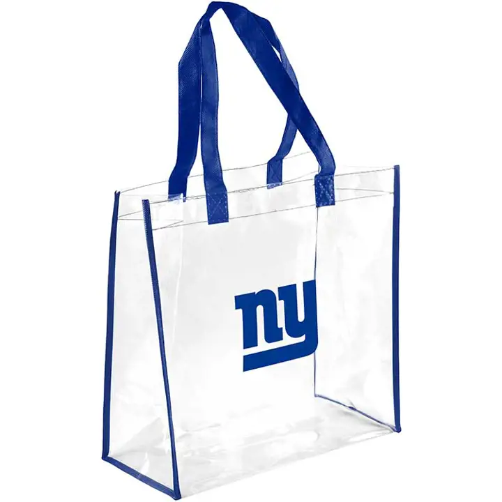 Sac réutilisable transparent des Giants de New York