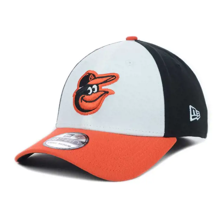 Casquette 39THIRTY Team Classic des Orioles BIRD blc/noi/ora