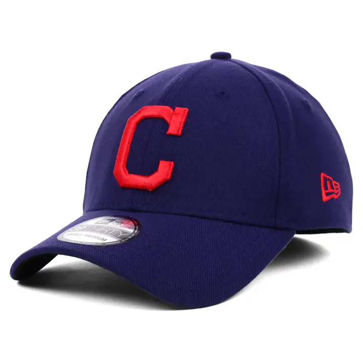 Casquette marine 39THIRTY Classique "C" Équipe INDIANS
