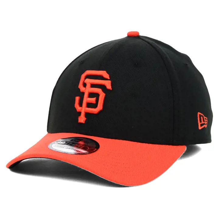 "Casquette SF GIANTS Team Classic 39THIRTY « SF » noir/orange"