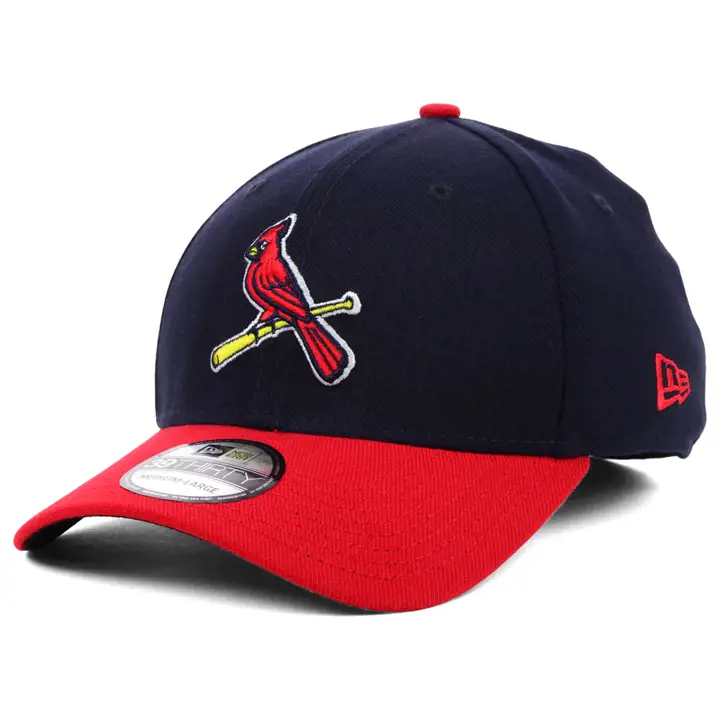 Casquette STL CARDS Team Classic 39THIRTY OISEAU/CHAUVE-SOURIS marine/rouge