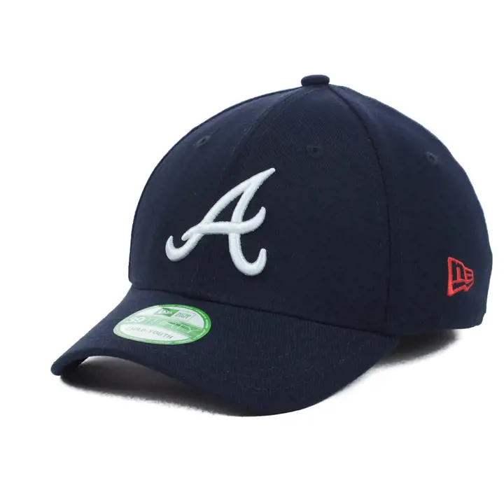 "Casquette BRAVES Jr Team Classic 39THIRTY « A » marine"