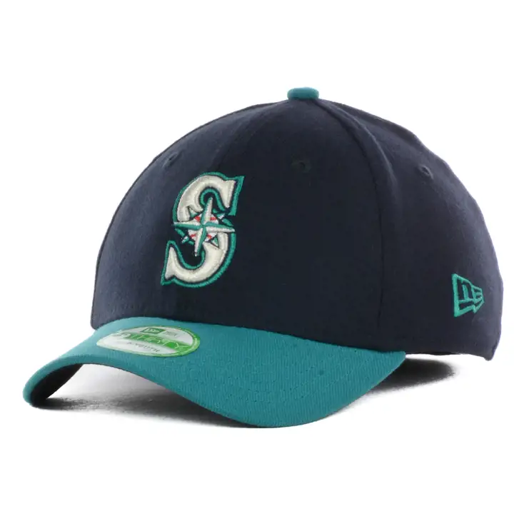 "Mariners Jr Team Classic 39THIRTY \"S\" marine/sarcelle"