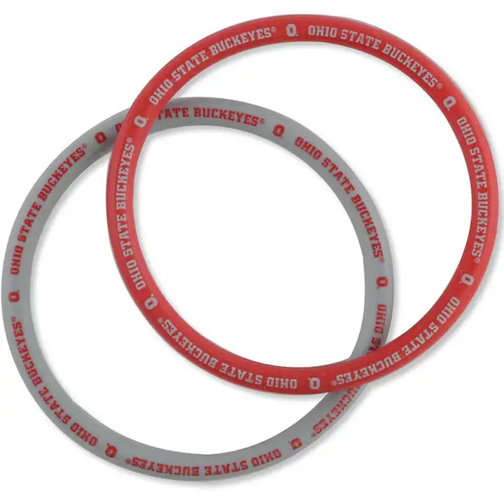 Bracelets fins en silicone Ohio State