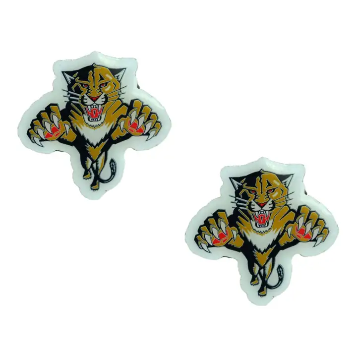 Boucles d'oreilles clous logo FL.PANTHER Aminco