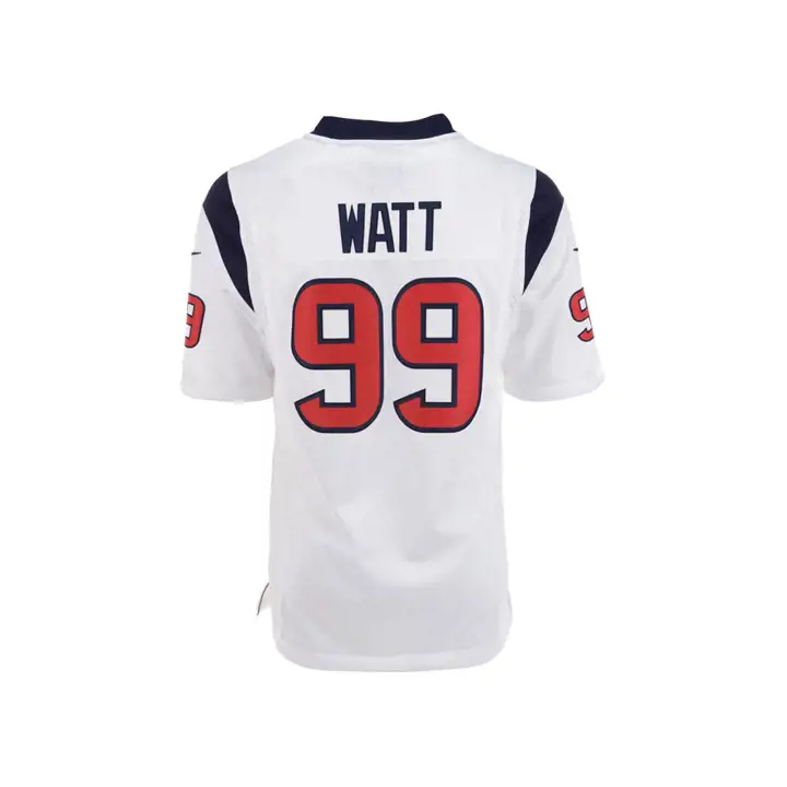 Maillot officiel Texans NFL J.J. Watt #99 blanc