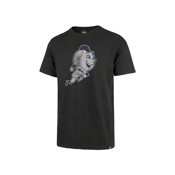 T-shirt à logo METS MLB Scrum Coop anthracite