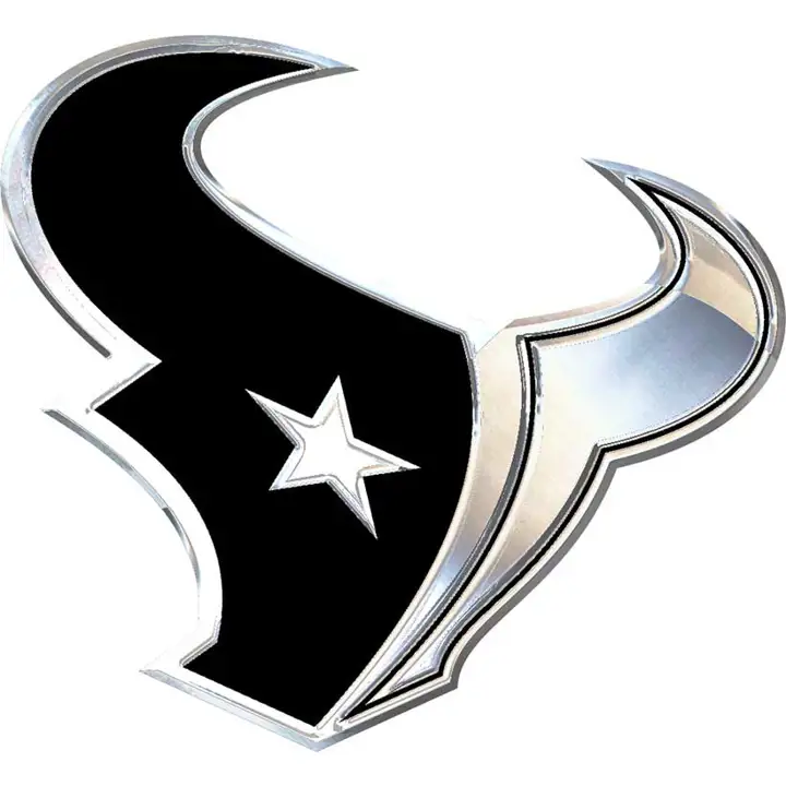 Emblème de voiture en métal Texans