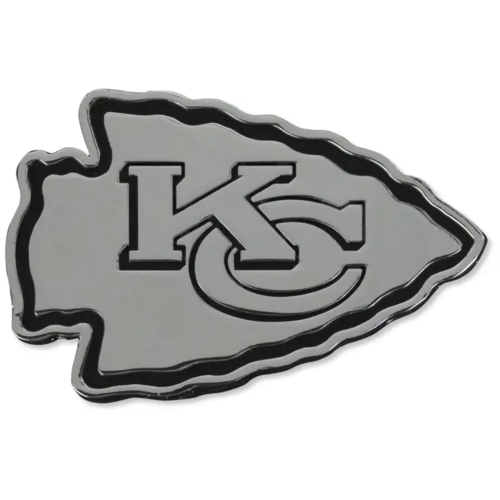 CHIEFS Emblème métallique pour voiture