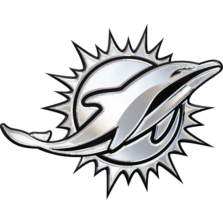 Emblème métallique de voiture DAUPHINS