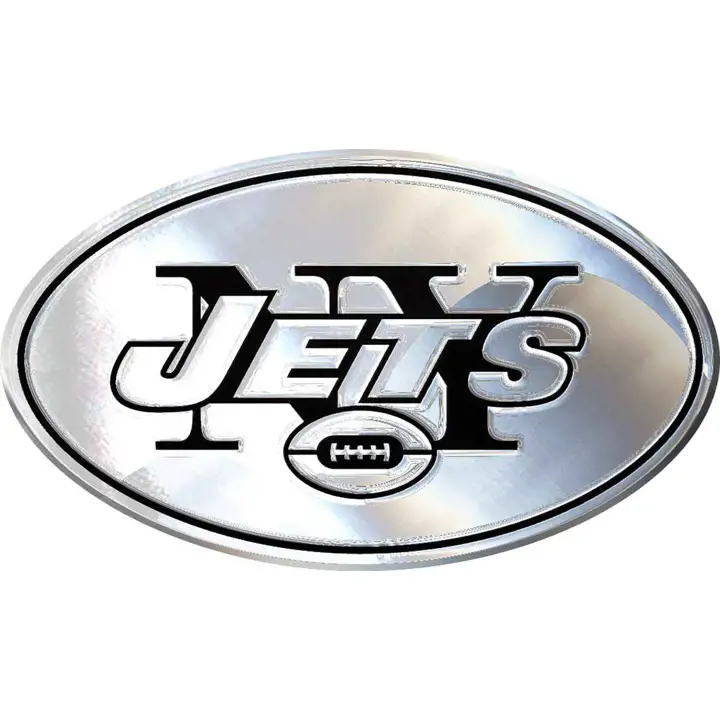 Emblème métallique automobile NY JETS