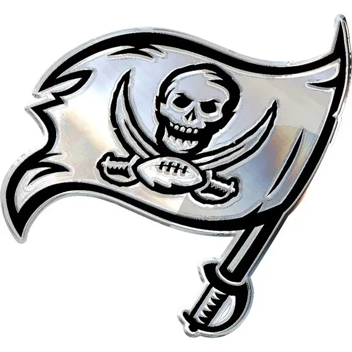 BUCCANEERS Emblème Auto Métal Ast