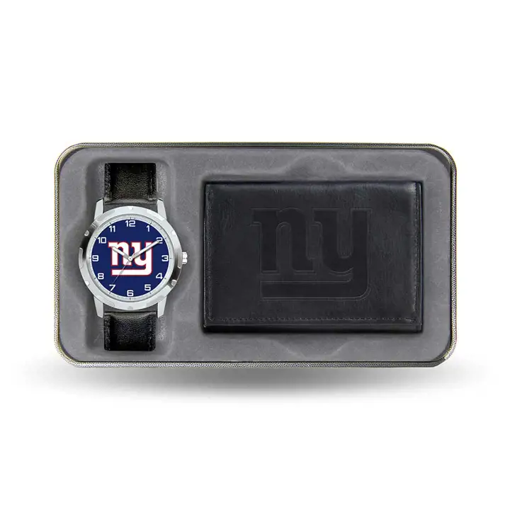 Ensemble cadeau montre et portefeuille NY Giants