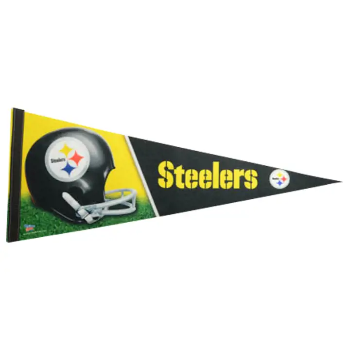 Drapeau de supporters haut de gamme STEELERS 12x30 RÉTRO