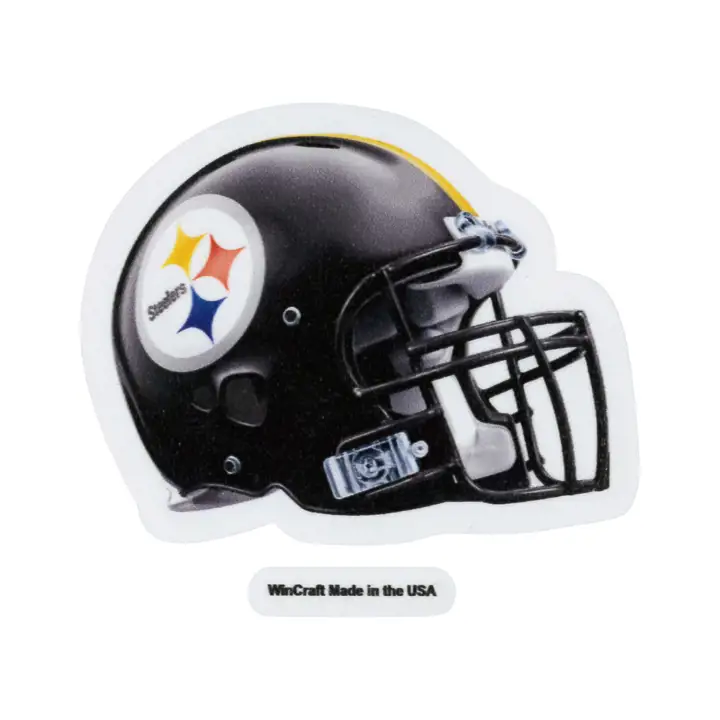 Autocollant découpé STEELERS 4x4 - Casque de couleur