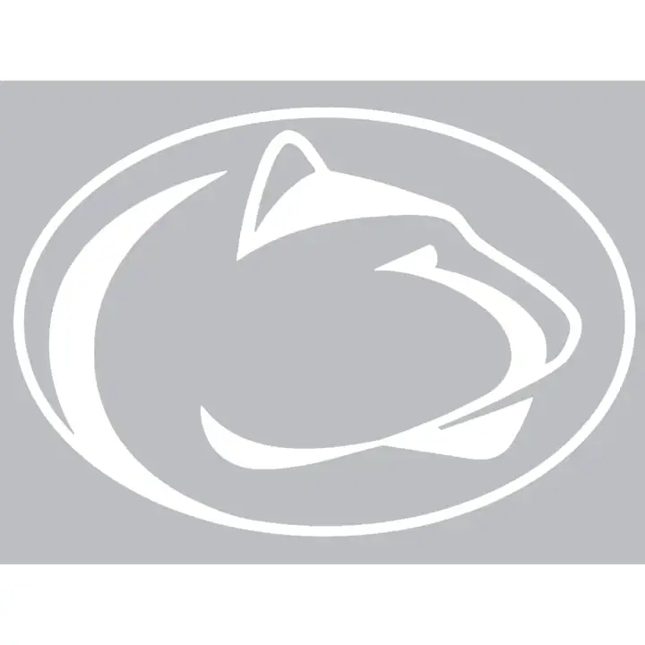 Penn State Décalcomanie Découpée 8x8 Blanche blc