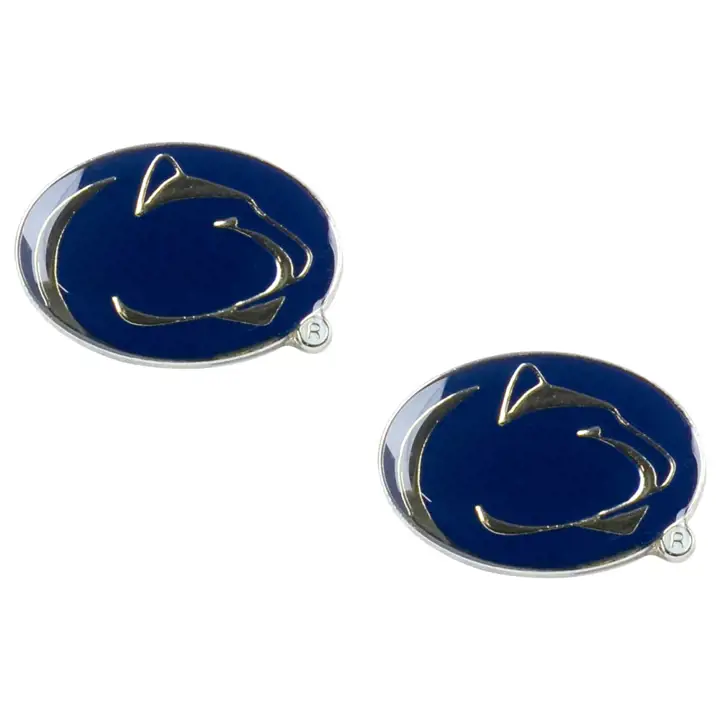 Boucles d'oreilles pendantes avec logo Penn State Aminco