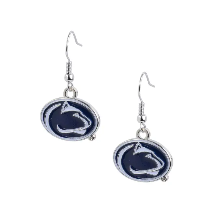 Boucles d'oreilles pendantes logo Penn State Aminco