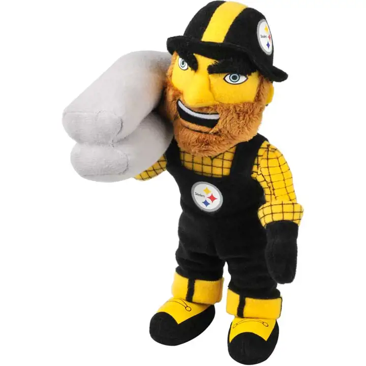 "Peluche Mascotte des STEELERS - Steely McBeam 8\""