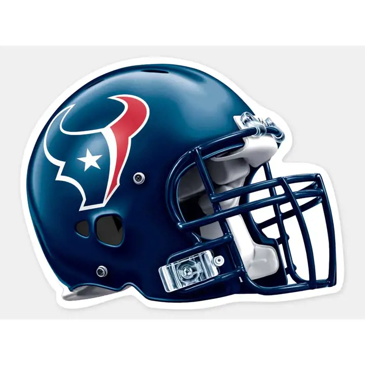 Décalcomanie découpée Texans 4x4 - Casque couleur
