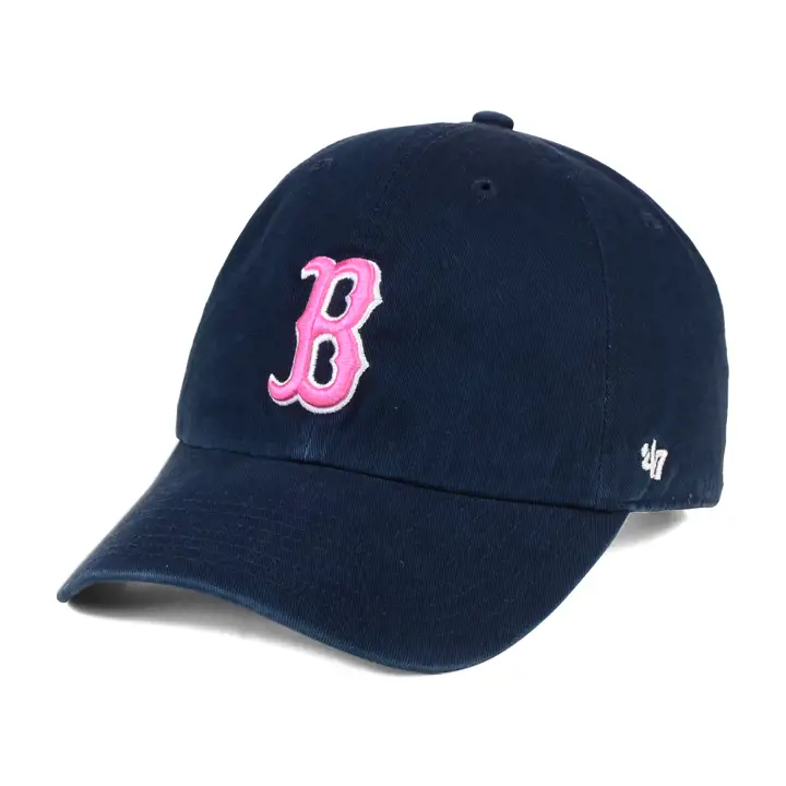 Casquette MLB RED SOX Core '47 Clean Up Rose B marine