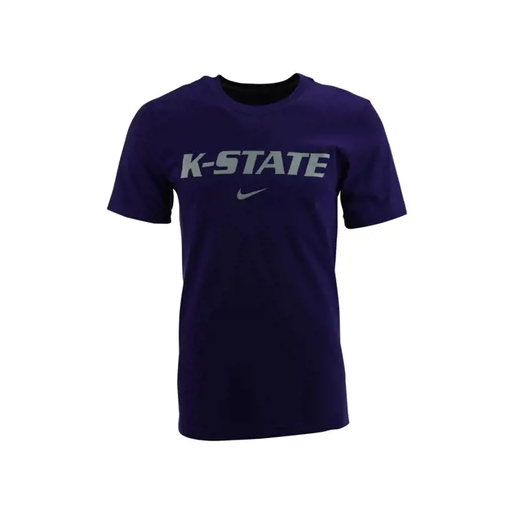 Kansas St NCAA Wordmark Cotton Tee pur
