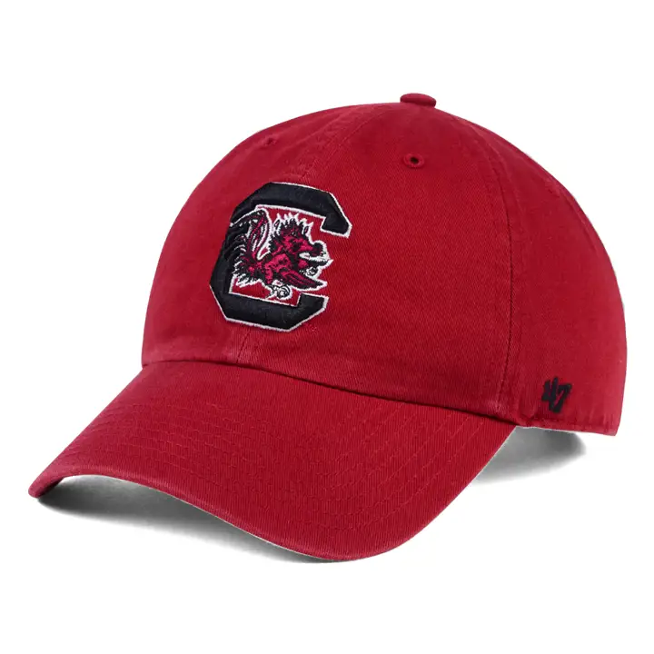 "S Carolina Clean Up-NCAA « C » avec Gamecock rouge"
