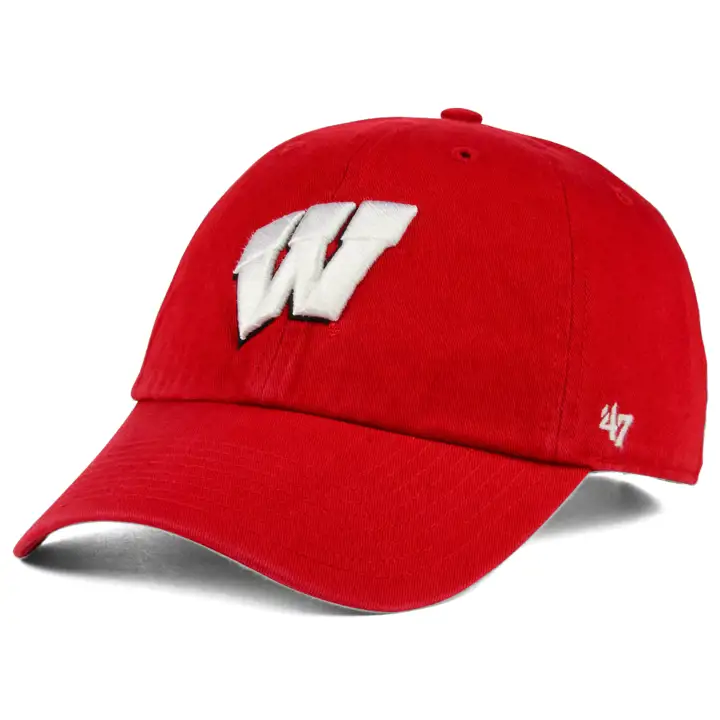 Wisconsin Clean Up-NCAA "W" rouge