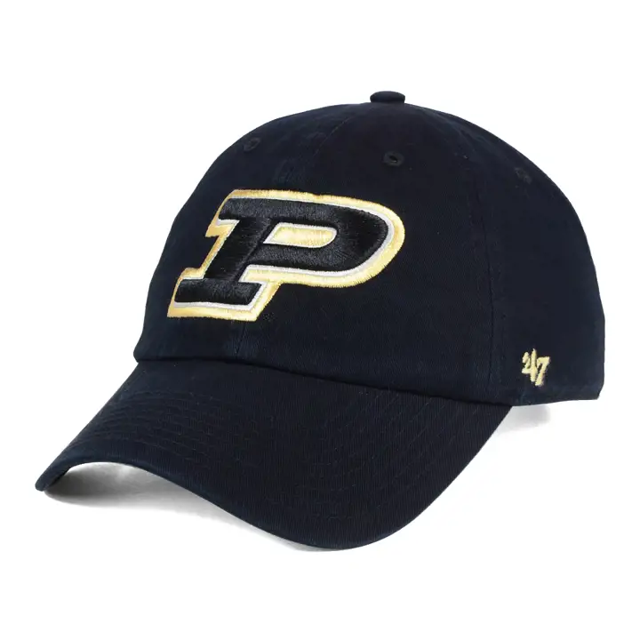"Purdue Clean Up-NCAA \"P\" blk"