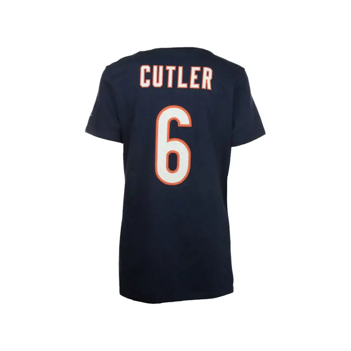 T-shirt femme NFL Bears XP Player Pride Cutler n° 6 marine
