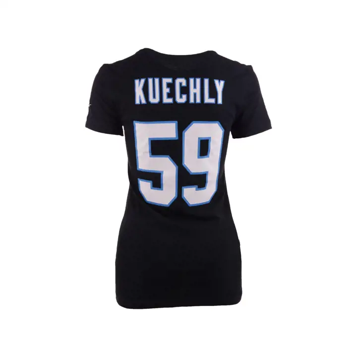PANTHERS NFL Tee femme Player Pride Kuechly noir