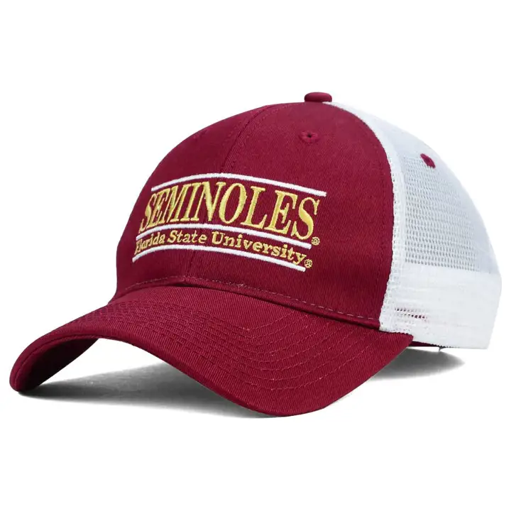 "Bande en maille Floride St \"SEMINOLES\" cred/blanc"