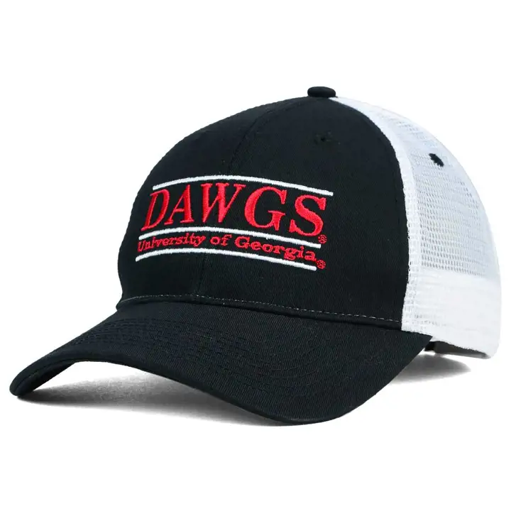 "Casquette filet mailles Georgia « DAWGS » noir/blanc"