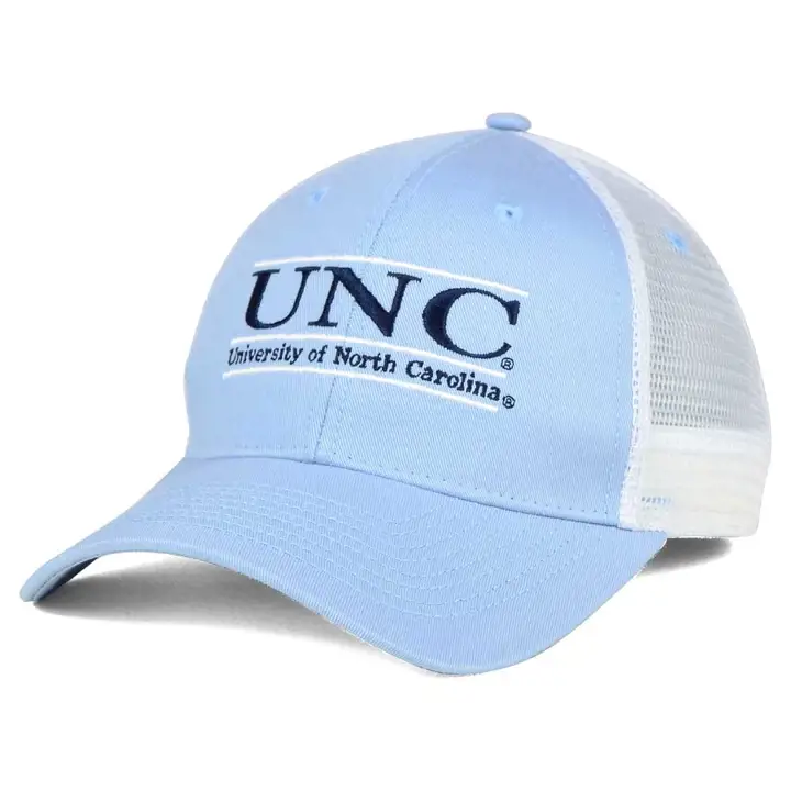 "Casquette en maille Caroline du Nord « UNC » bleu/blanc"