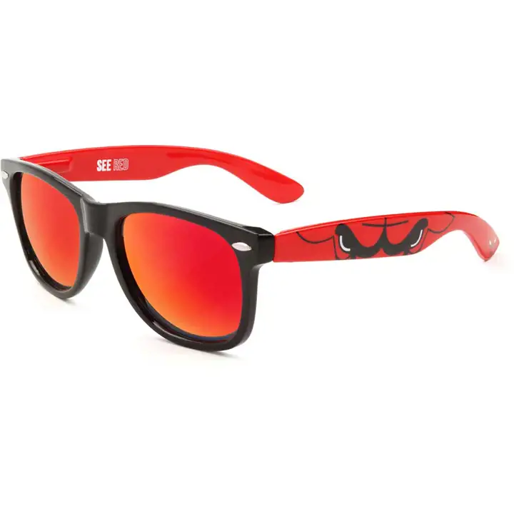 Lunettes de soleil BULLS Society 43 noir/rouge