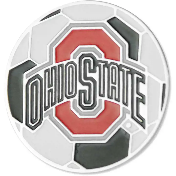 Épingle de revers de football de l'Ohio State "O" O AVEC OHIO STATE